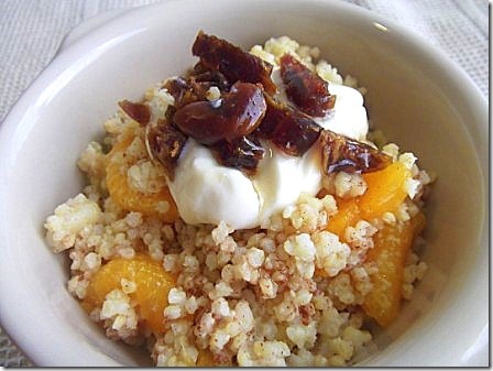 Cinnamon Spiced Warm Orange Millet with Dates (2)