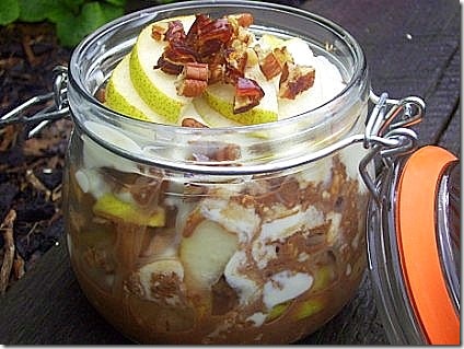 Pear and Pecan Pie Overnight Oats