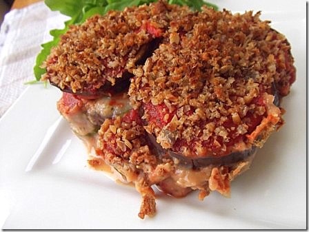 Bean Eggplant and Zucchini Bake (12)
