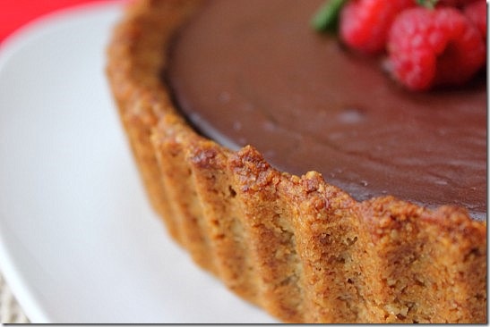 Vegan Chocolate Pecan Crust Pie (13)