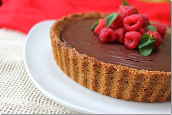 Vegan Chocolate Pecan Crust Pie (18)