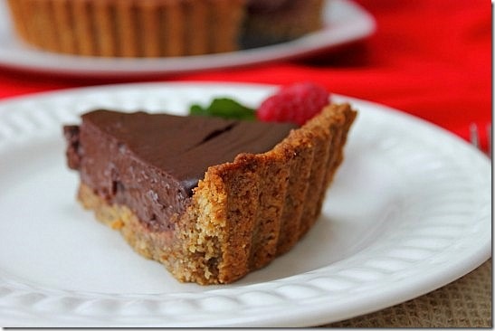 Vegan Chocolate Pecan Crust Pie (22)
