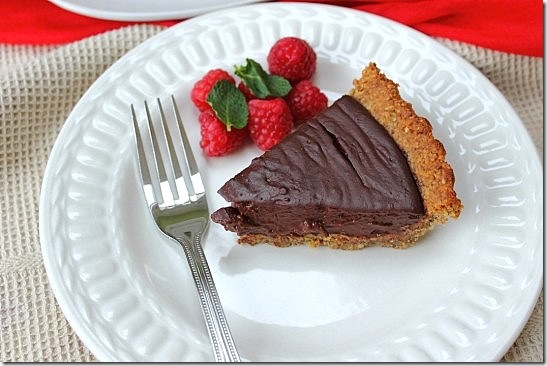 Vegan Chocolate Pecan Crust Pie (4)